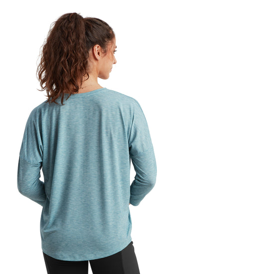 Women's Asha V-Neck 3/4 Sleeve Top - Blue