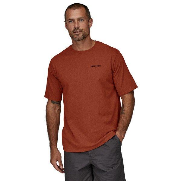 Men's P6 Logo Responsibili T-shirt - Rust