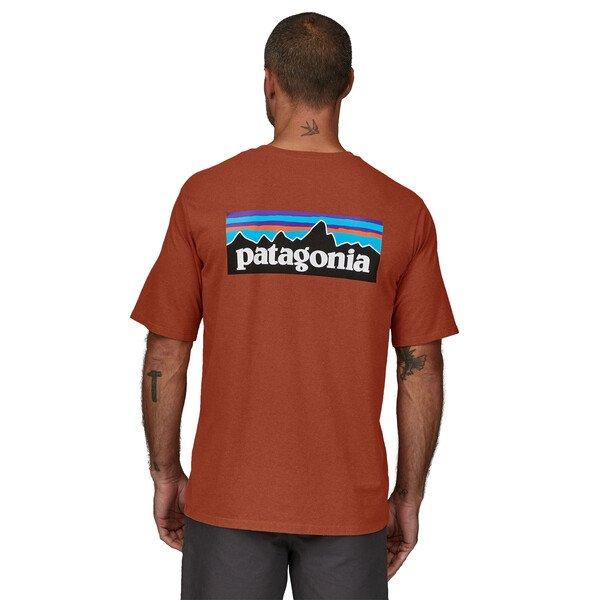 Men's P6 Logo Responsibili T-shirt - Rust