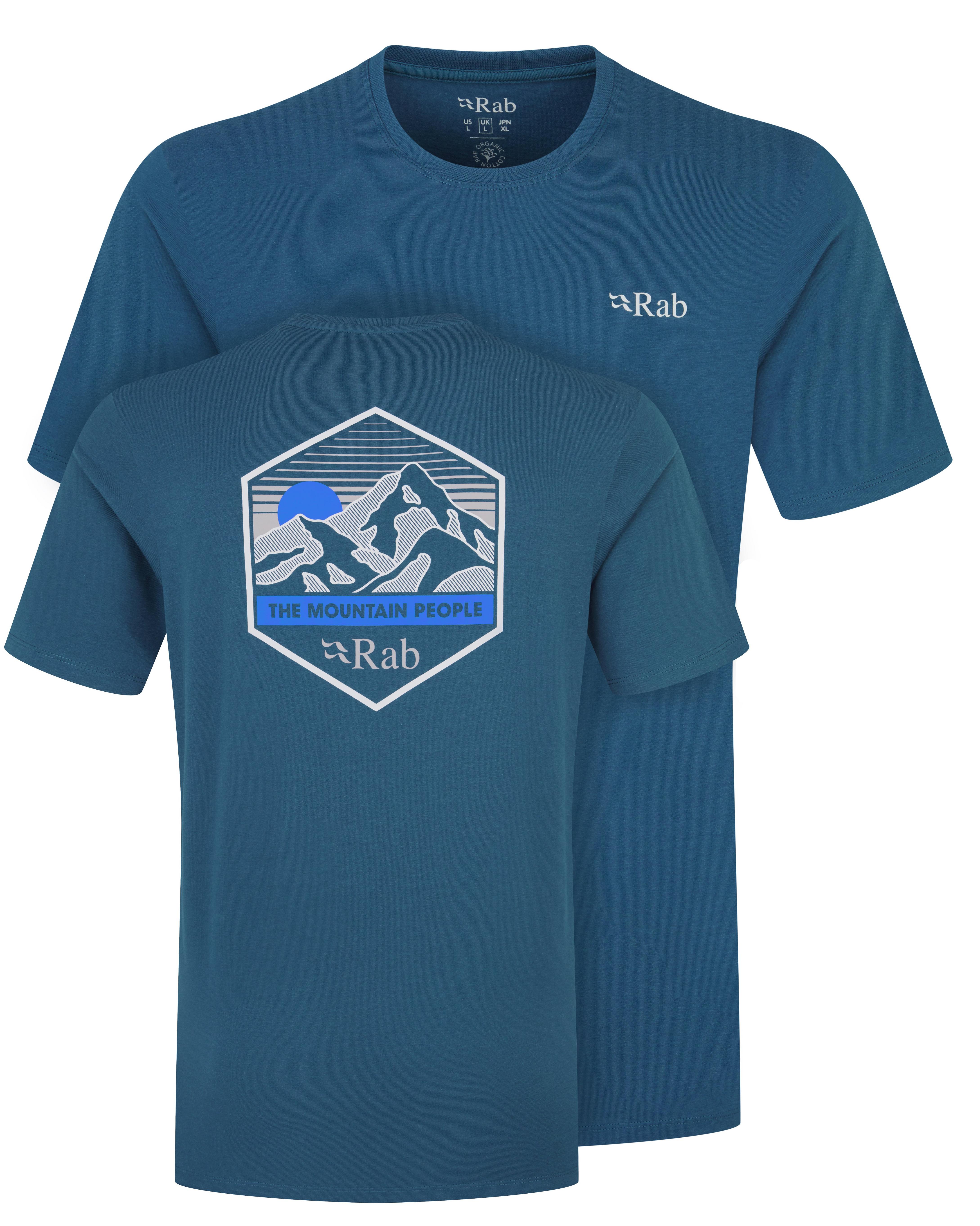 Men's Stance Mountain Peak Short-Sleeve T-Shirt - Blue