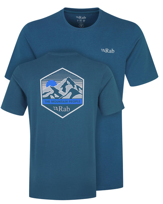 Men's Stance Mountain Peak Short-Sleeve T-Shirt - Blue