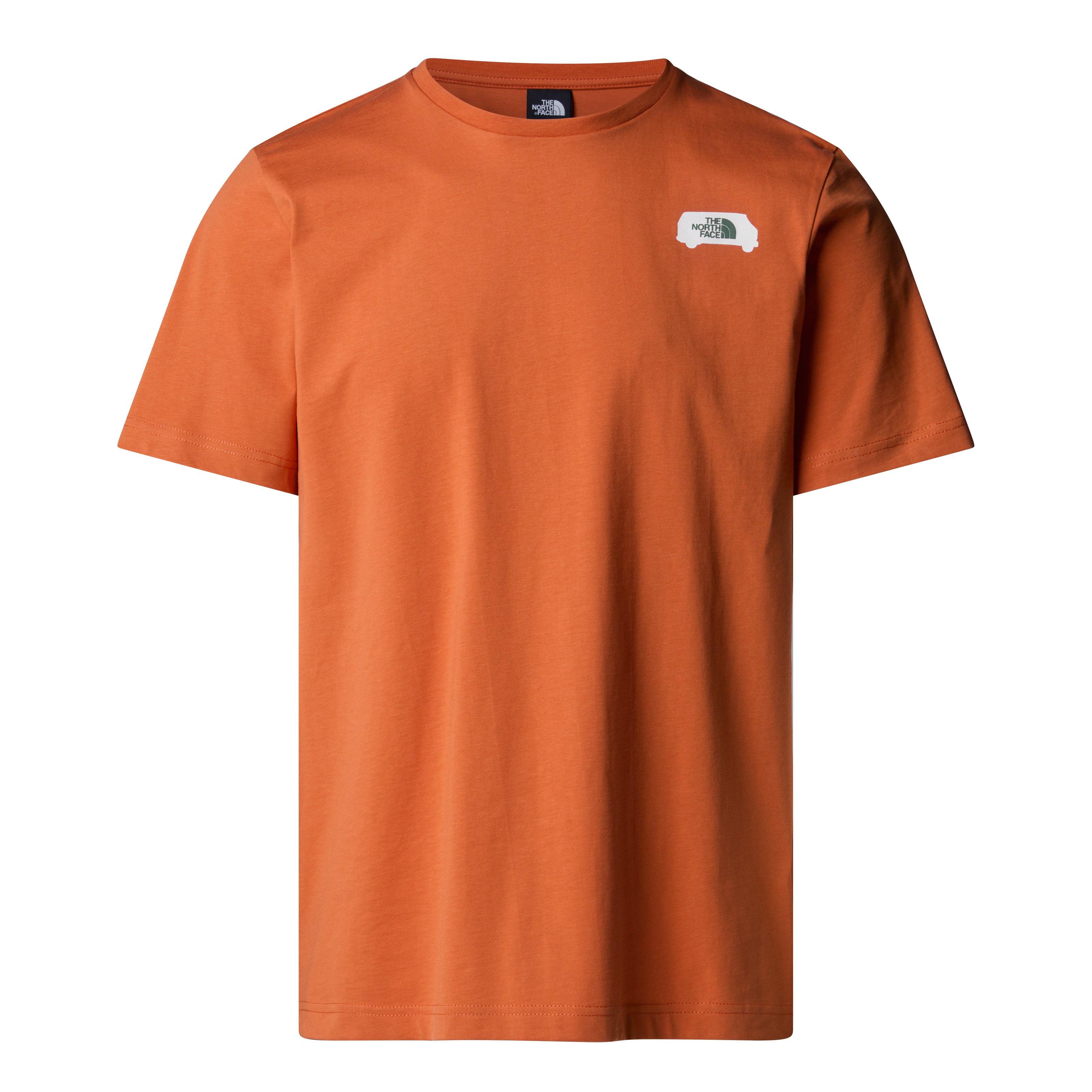 The North Face Men's Outdoor Graphic Short-Sleeve T-Shirt - Orange