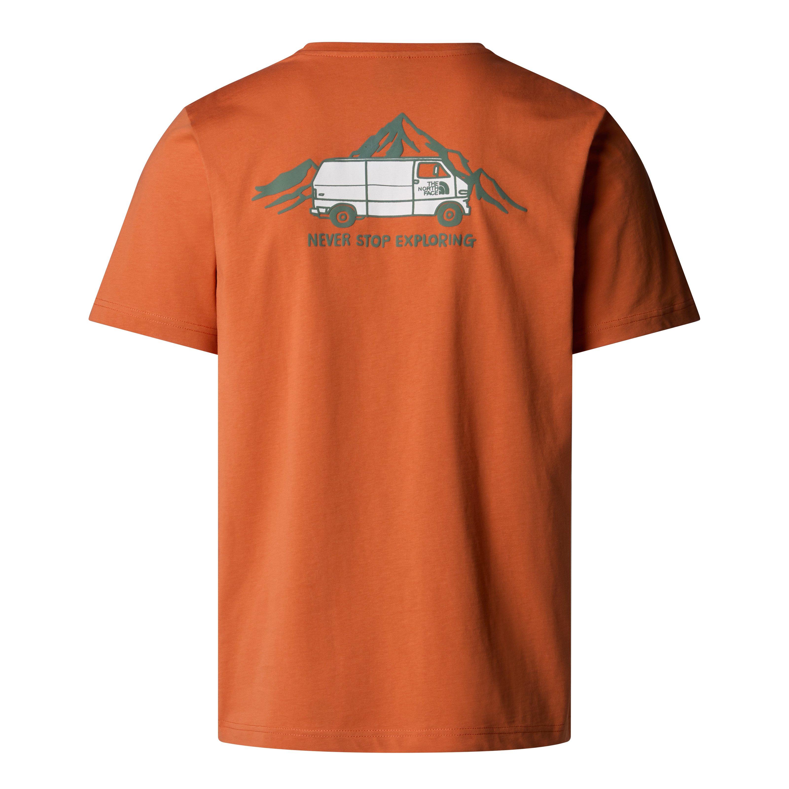 Men's Outdoor Graphic Short-Sleeve T-Shirt - Orange