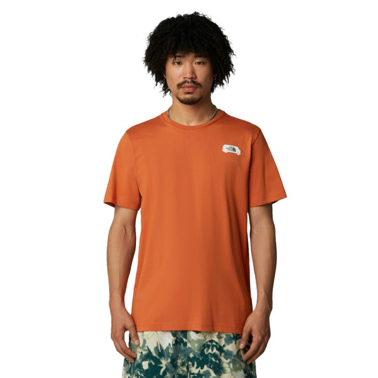 Men's Outdoor Graphic Short-Sleeve T-Shirt - Orange