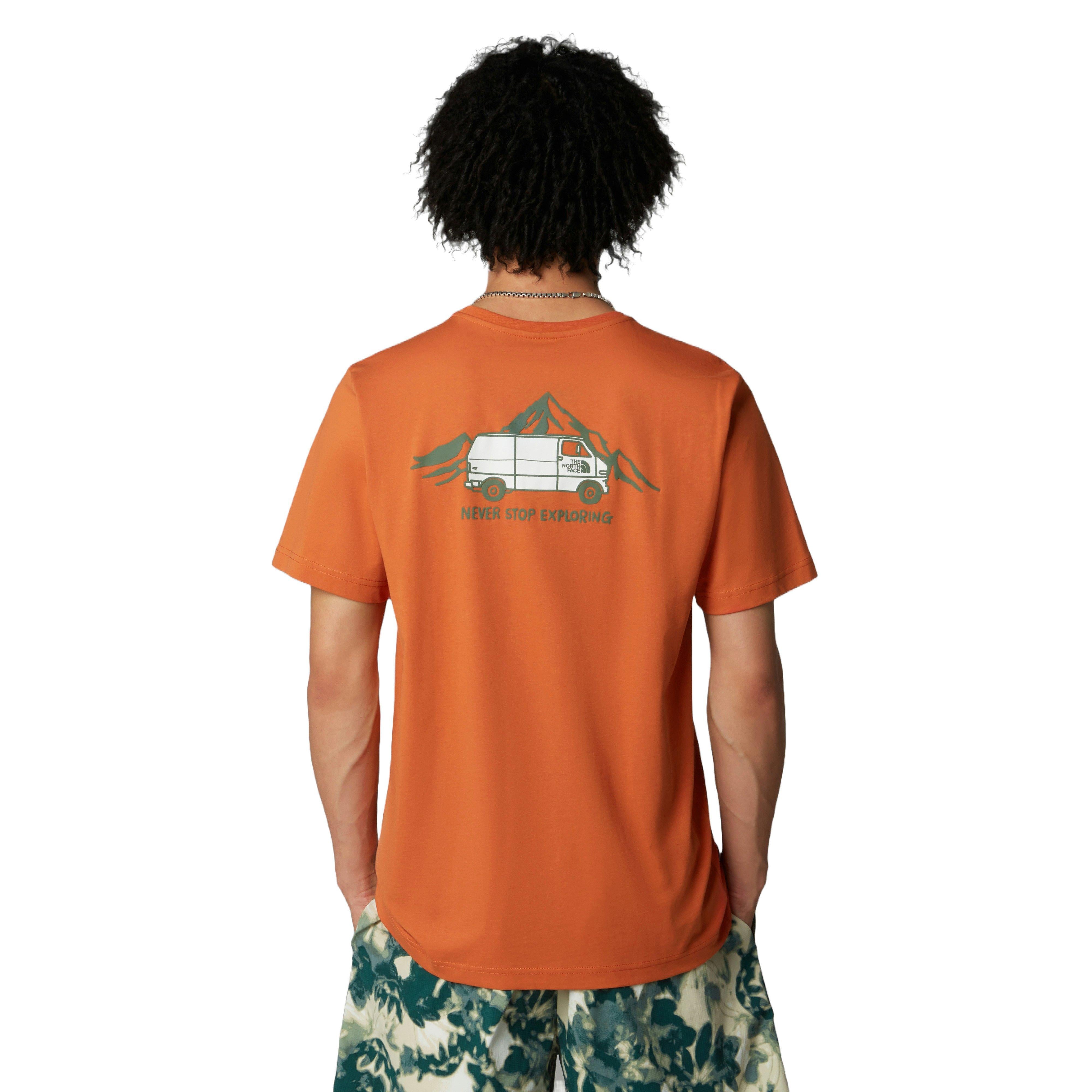 Men's Outdoor Graphic Short-Sleeve T-Shirt - Orange