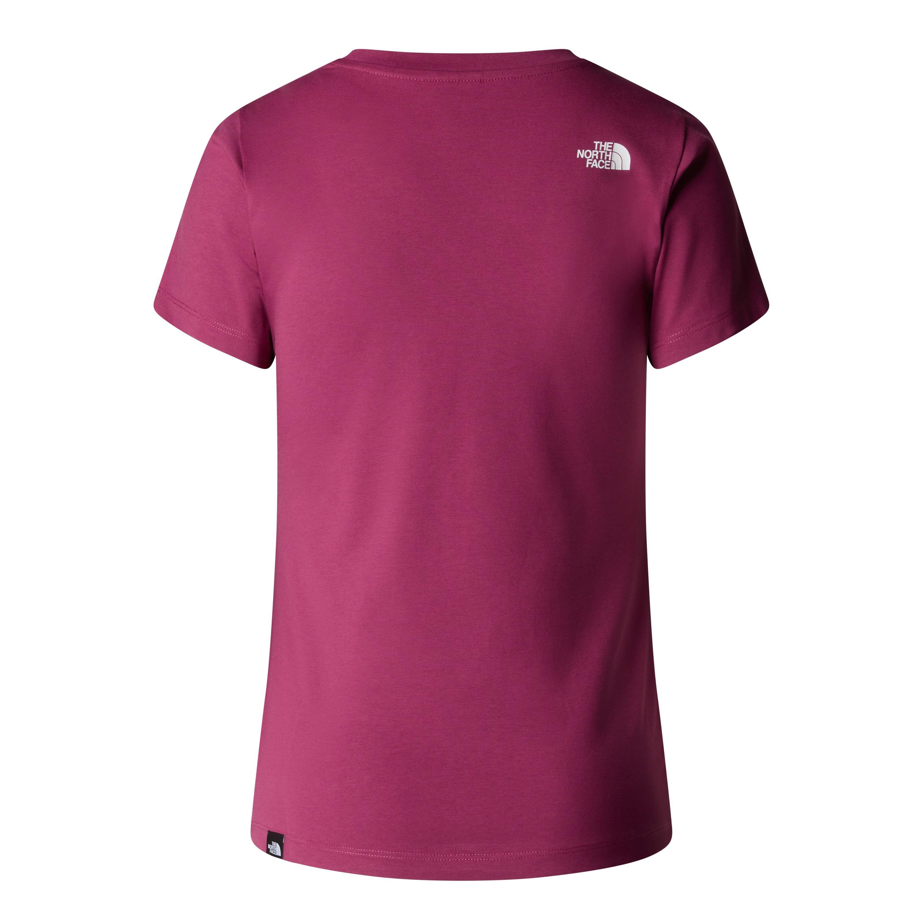 Women's Simple Dome Short-Sleeve Slim T-Shirt - Purple