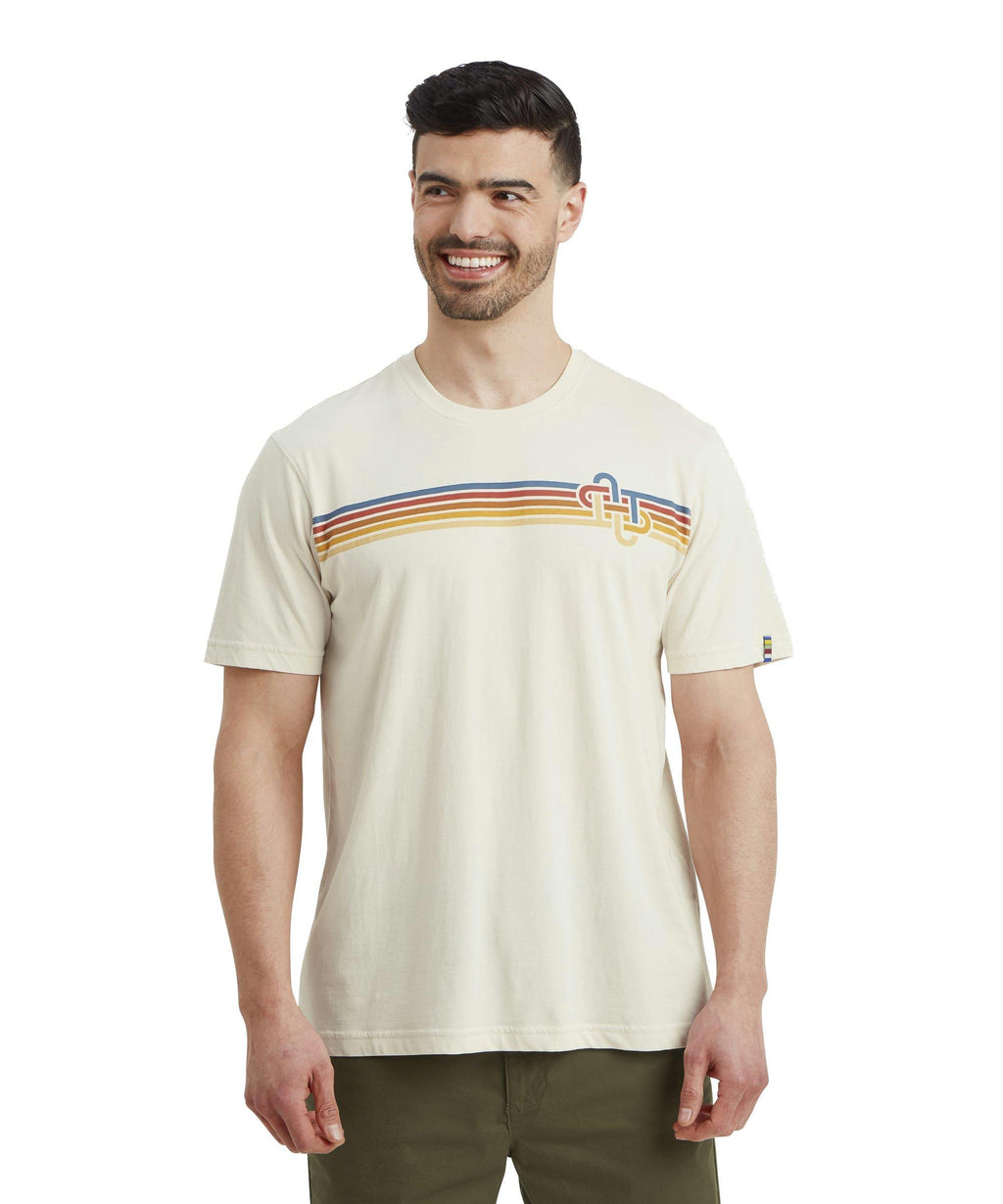 Men's Retro Knot T-Shirt - Cream