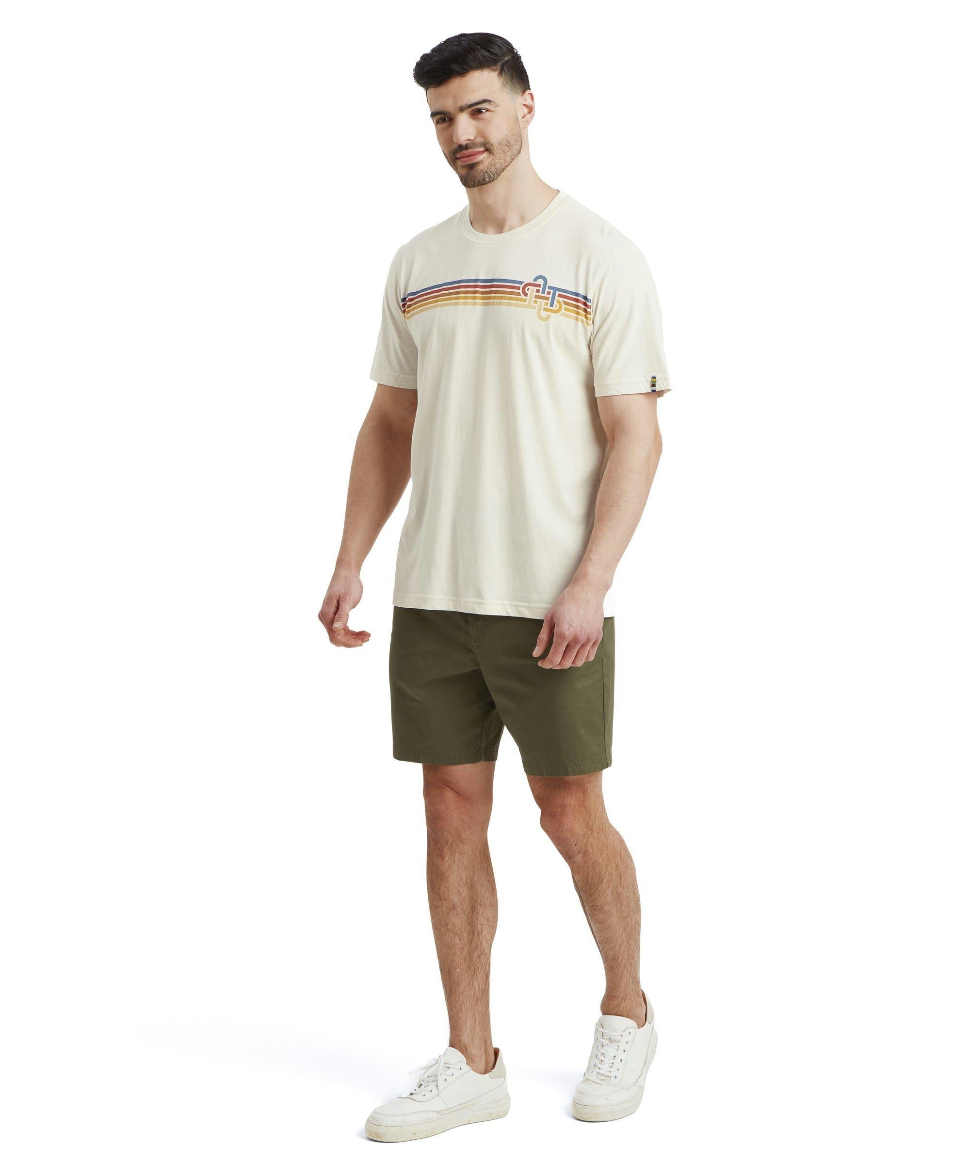 Men's Retro Knot T-Shirt - Cream