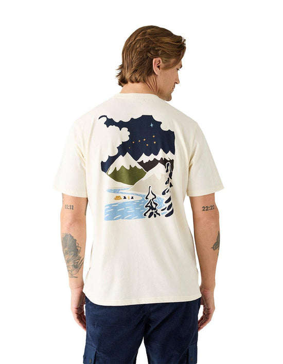 Men's Landscape Single 250 T-Shirt - Cream
