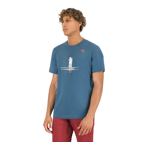 Men's Wild Animal T-Shirt - Blue