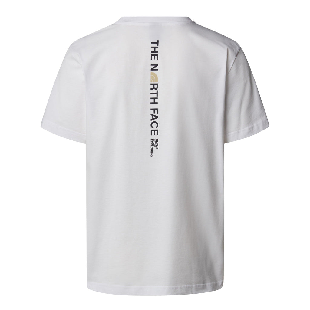 Men's Vertical Logo Short-Sleeve T-Shirt - White