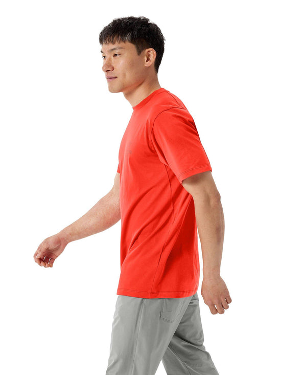 Men's Kragg SL Cotton Bird Word Short-Sleeve T-Shirt - Dynasty / Mars