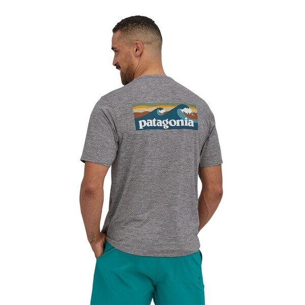 Patagonia Men's Capilene Cool Daily Graphic T-Shirt - Grey | Tiso