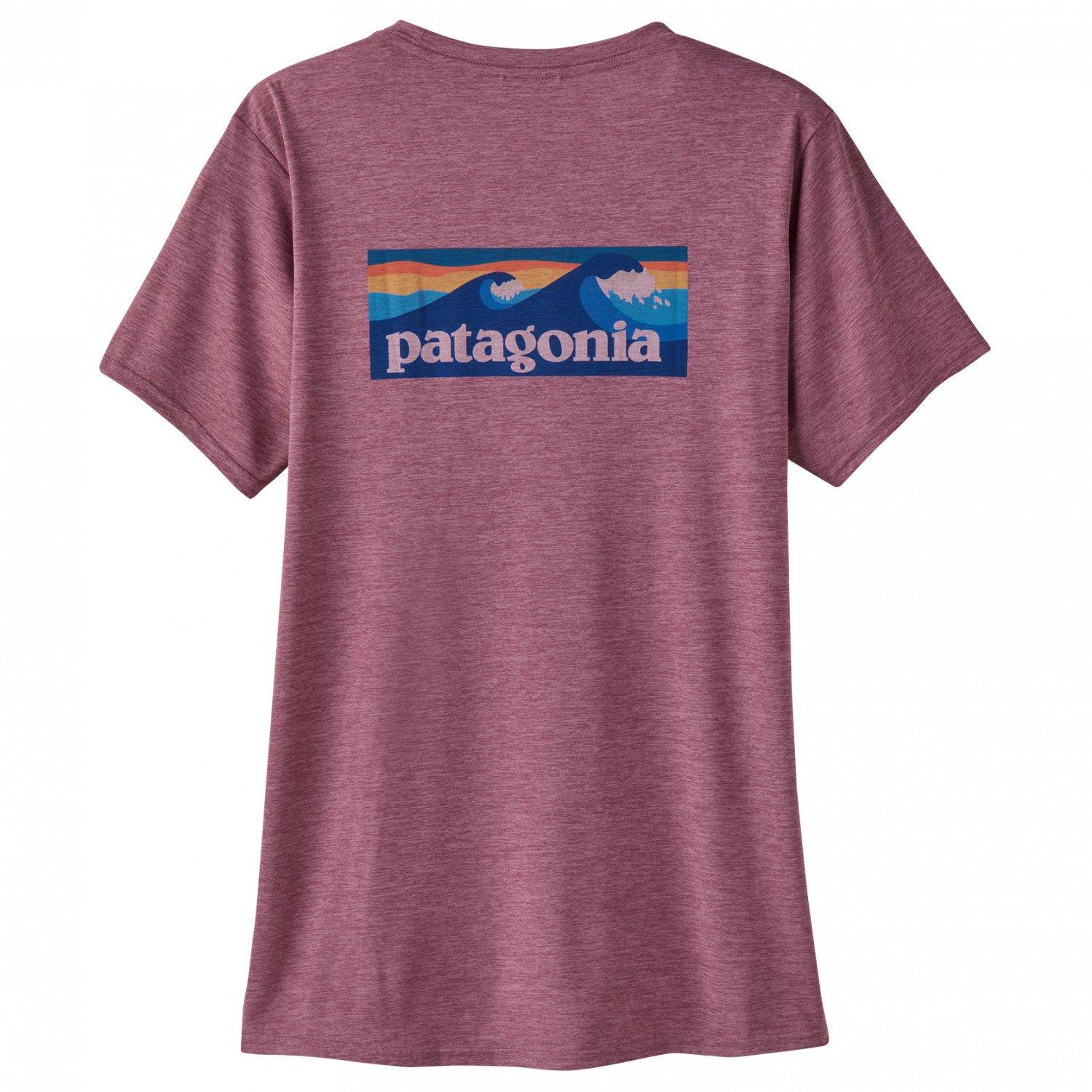 Women's Capilene Cool Daily Graphic Shirt - Boardlogo/Eve/Mauve