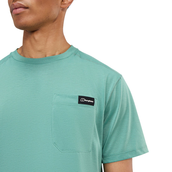 Men's Relaxed Short-Sleeve Tech T-Shirt - Green