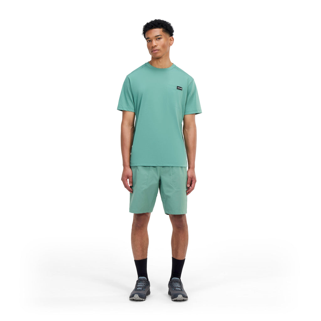 Men's Relaxed Short-Sleeve Tech T-Shirt - Green