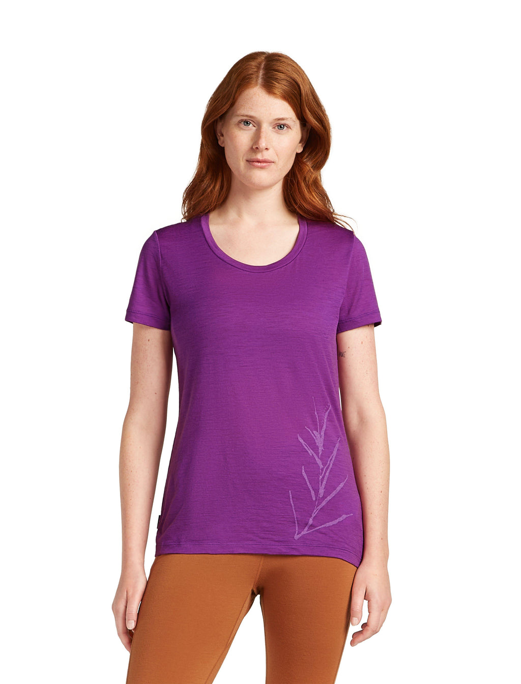 Women's Merino 150 Tech Lite Scoop T-Shirt - Panax / Purple