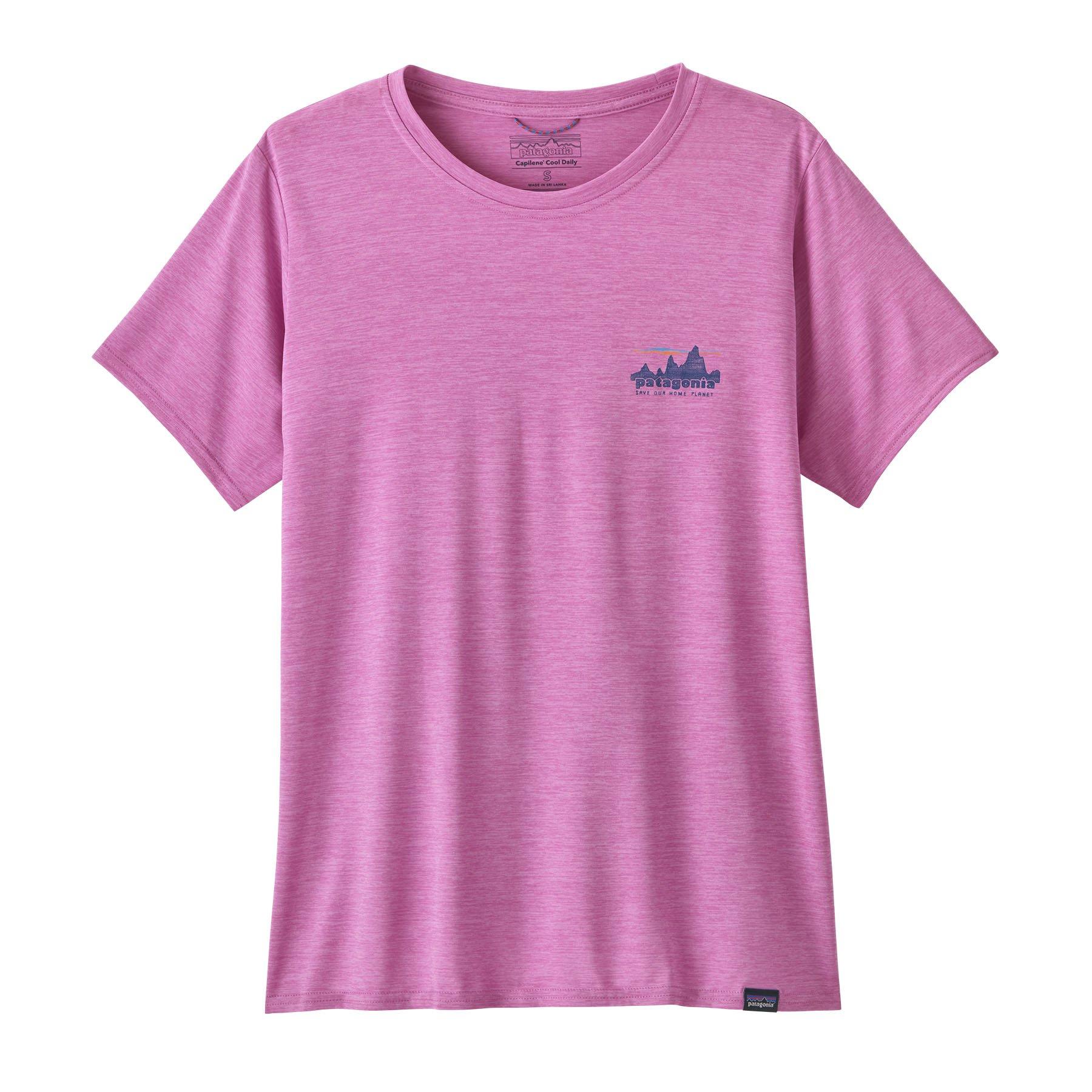 Patagonia Women's Capilene® Cool Daily T-Shirt - Pink | Tiso