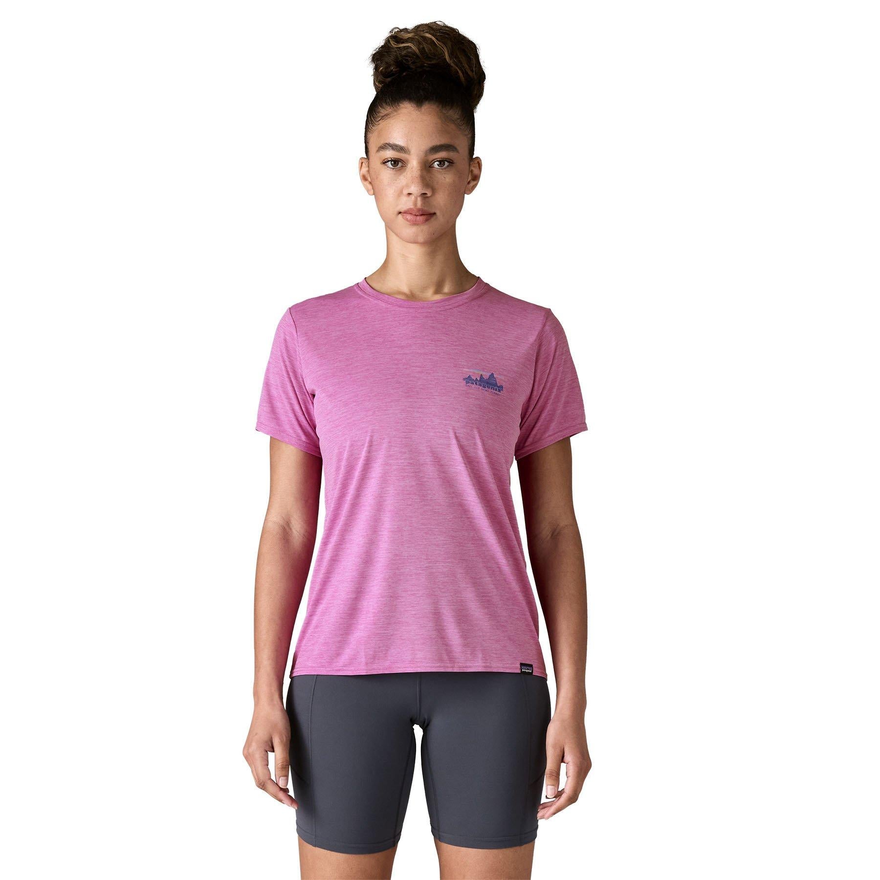 Patagonia Women's Capilene® Cool Daily T-Shirt - Pink | Tiso