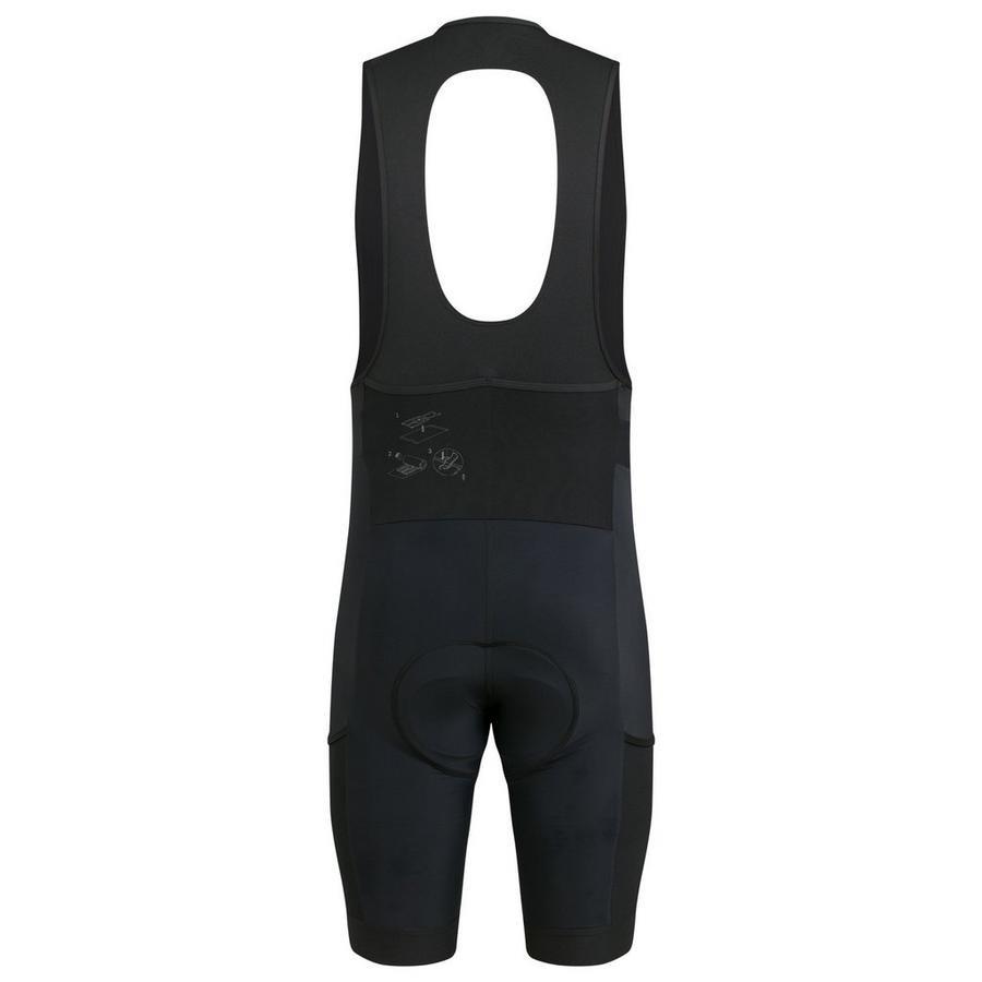 Men's Core Cargo Bib Shorts - Black