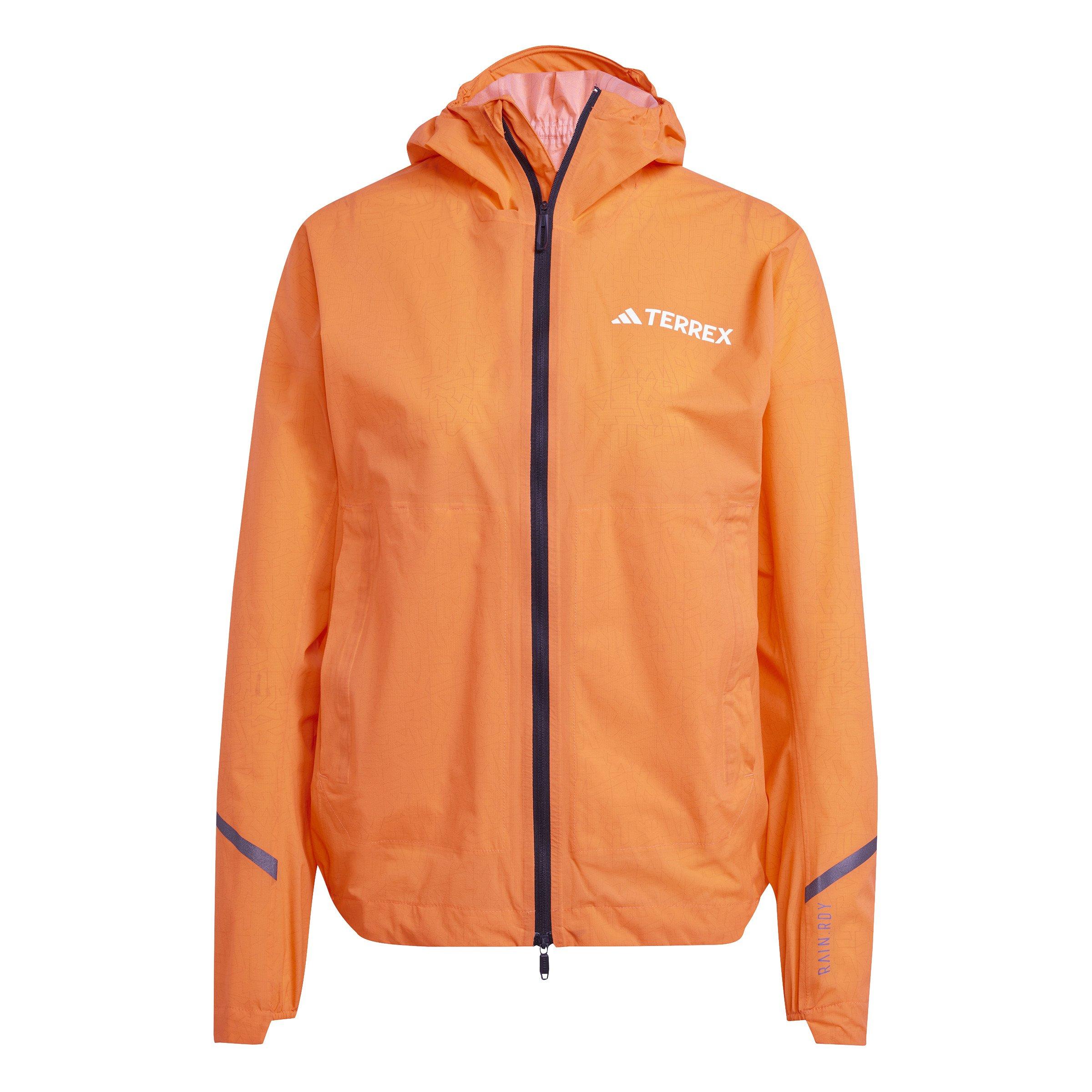 Adidas Women's Xperior Light Rain Jacket - Orange | Tiso