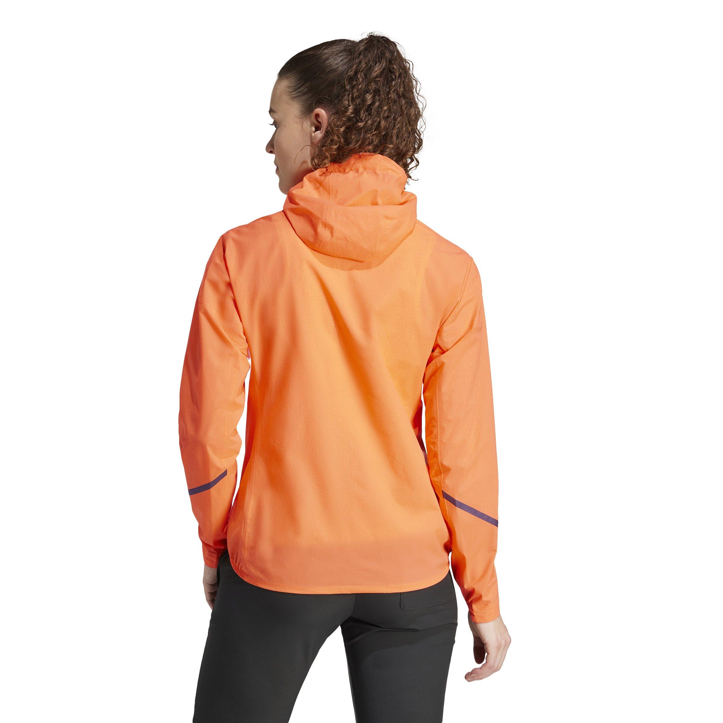 Adidas Women's Xperior Light Rain Jacket - Orange | Tiso