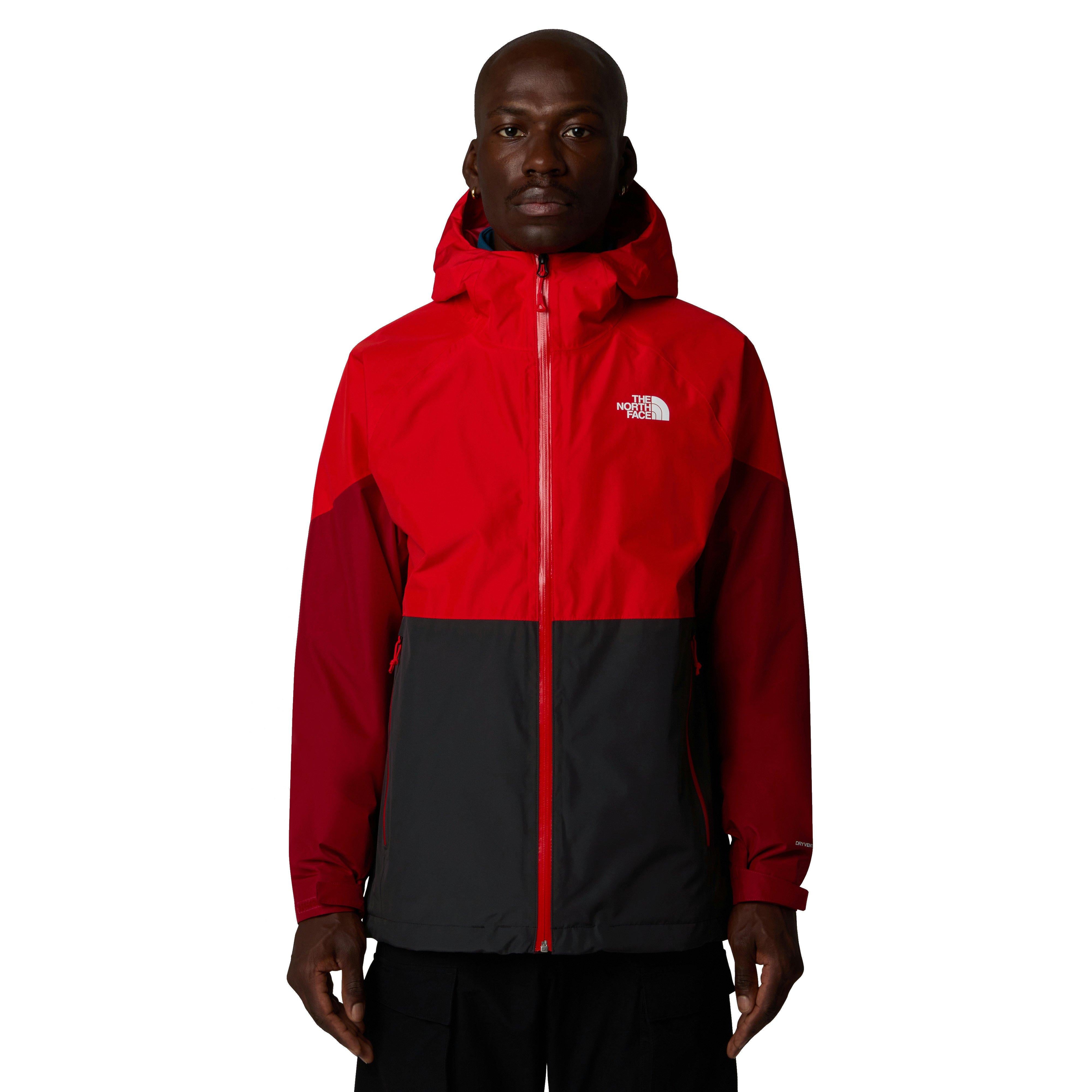 Men's Lightning Zip-In Jacket - Red/Grey