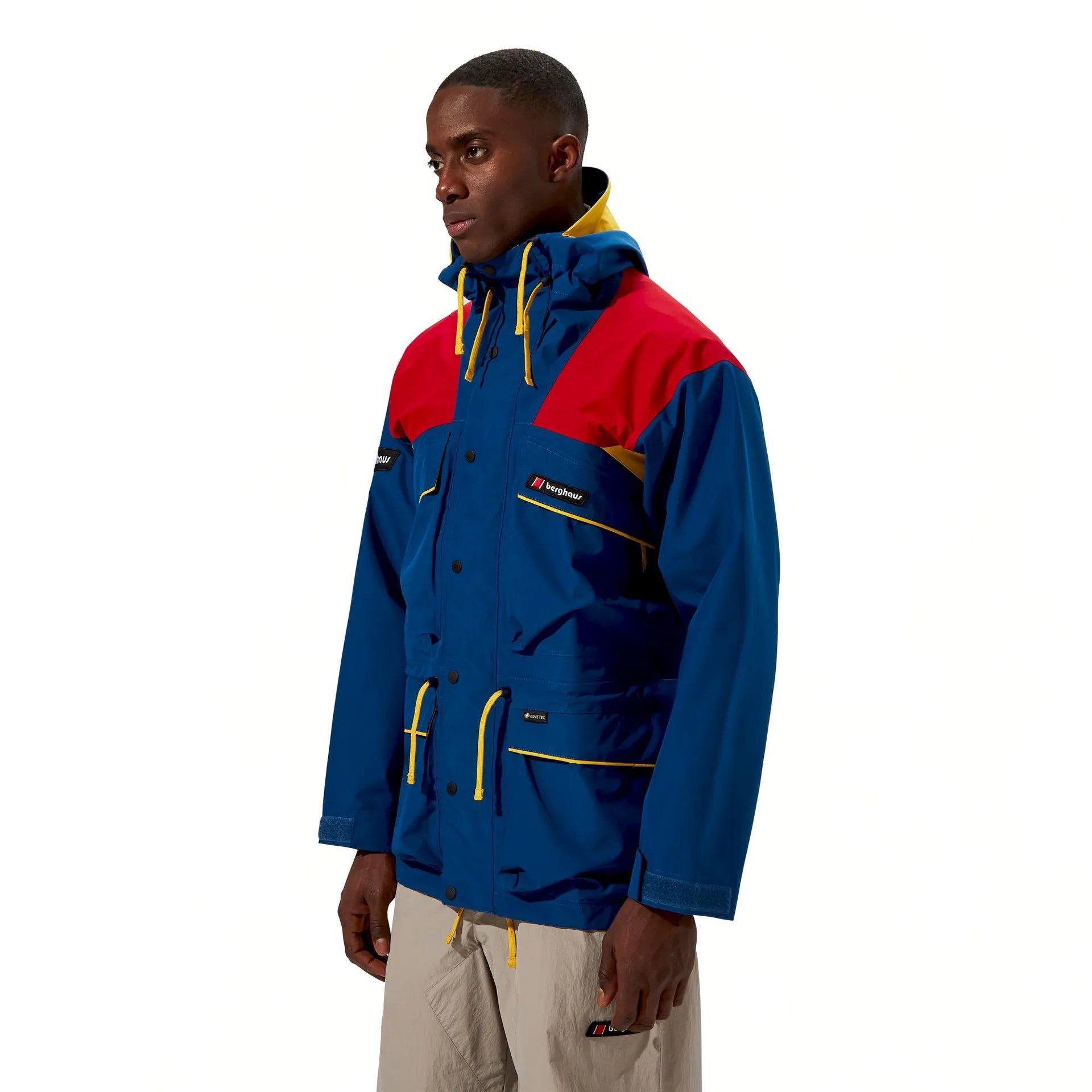 Unisex Trango Gore-tex Waterproof Jacket - Blue / Red
