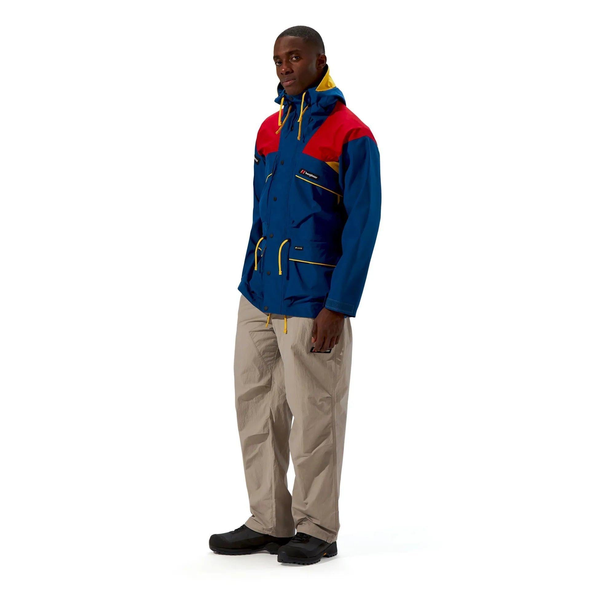 Unisex Trango Gore-tex Waterproof Jacket - Blue / Red