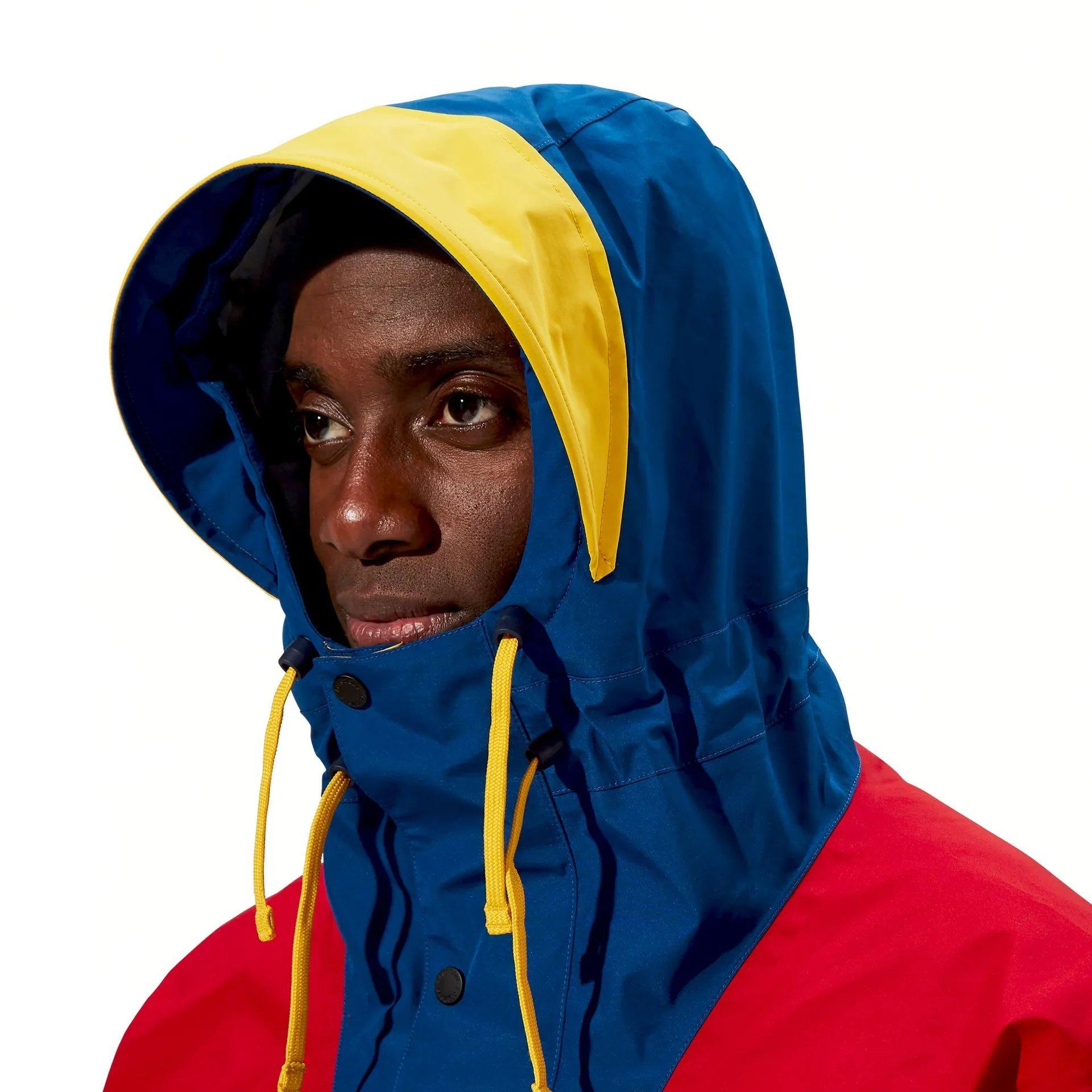 Unisex Trango Gore-tex Waterproof Jacket - Blue / Red