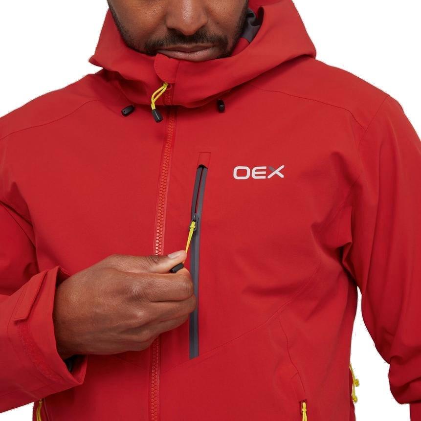 OEX Men's Aonach II Waterproof Jacket - Red | Tiso