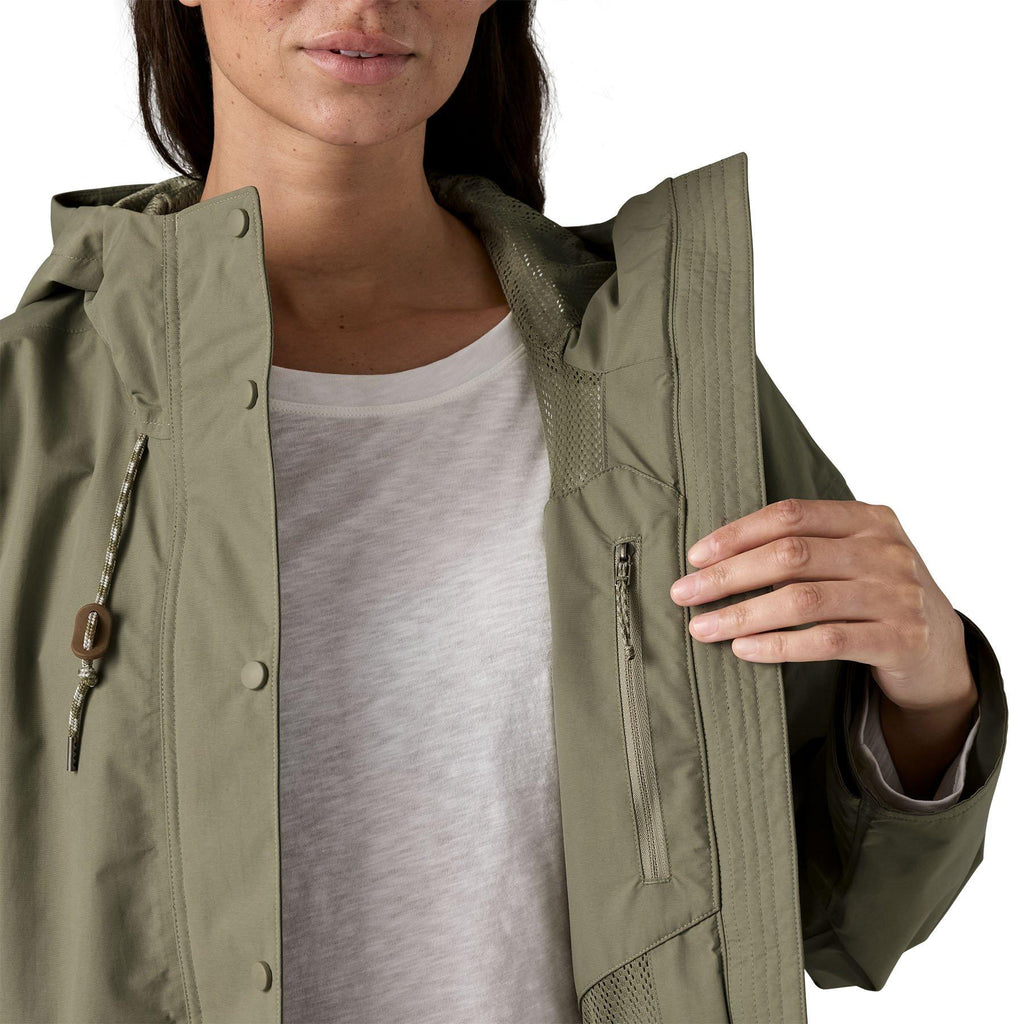 Women's Outdoor Everyday Rain Jacket - Green
