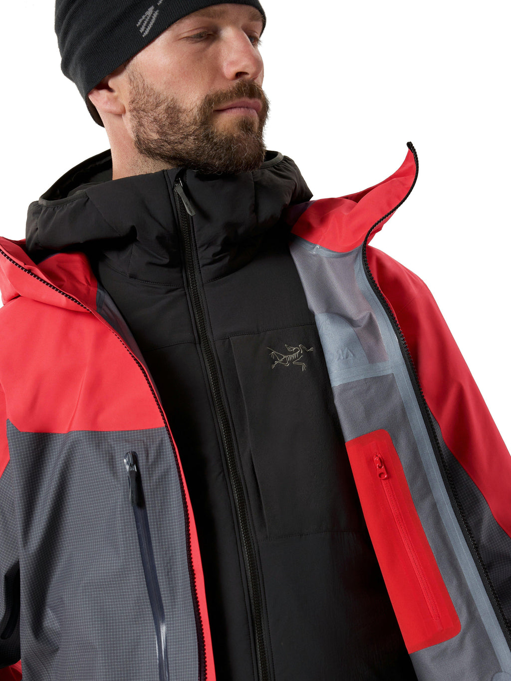 Men's Alpha Jacket - Dynasty / Dark Grey