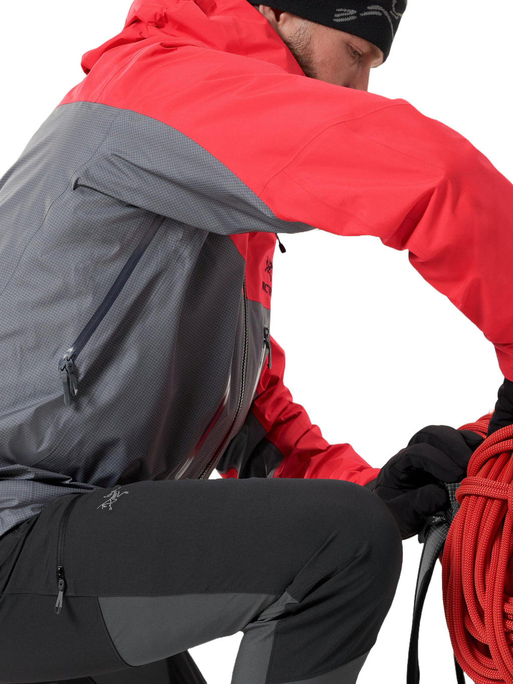 Men's Alpha Jacket - Dynasty / Dark Grey