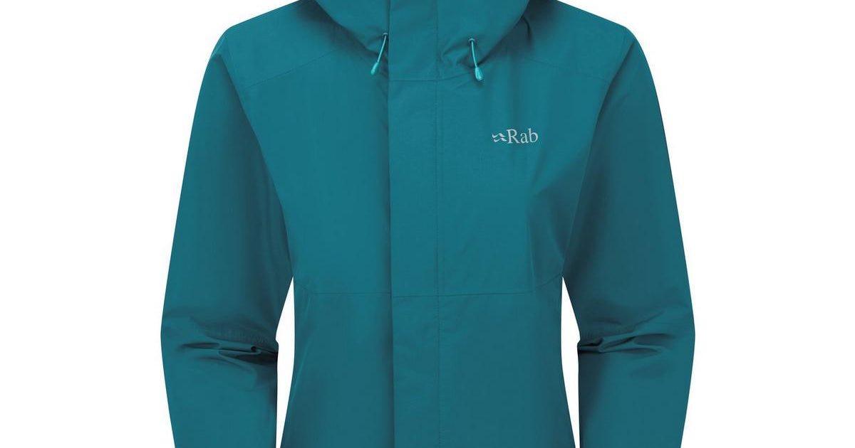 Rab Women's Downpour Waterproof Jacket - Blue | Tiso