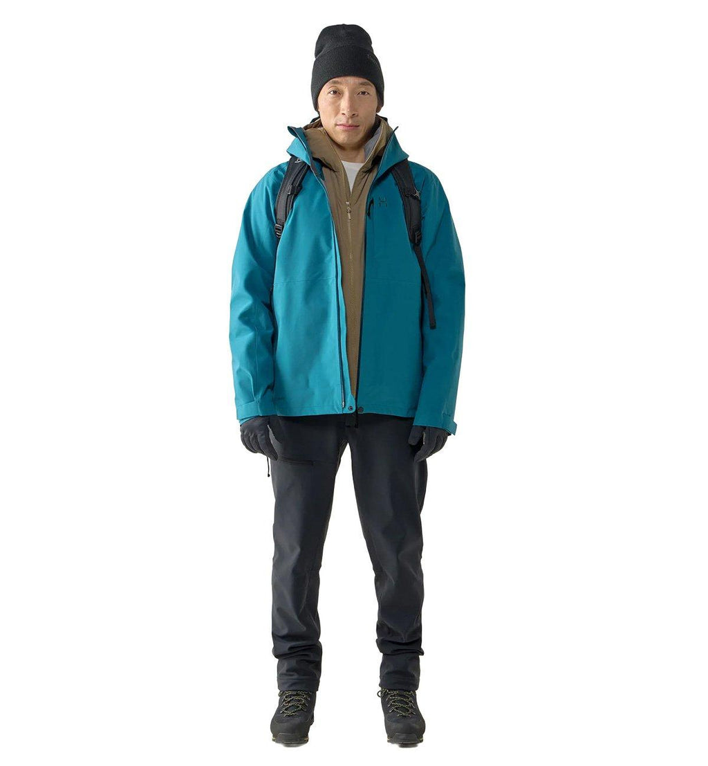 Men's Front Proof II Waterproof Jacket - Teal