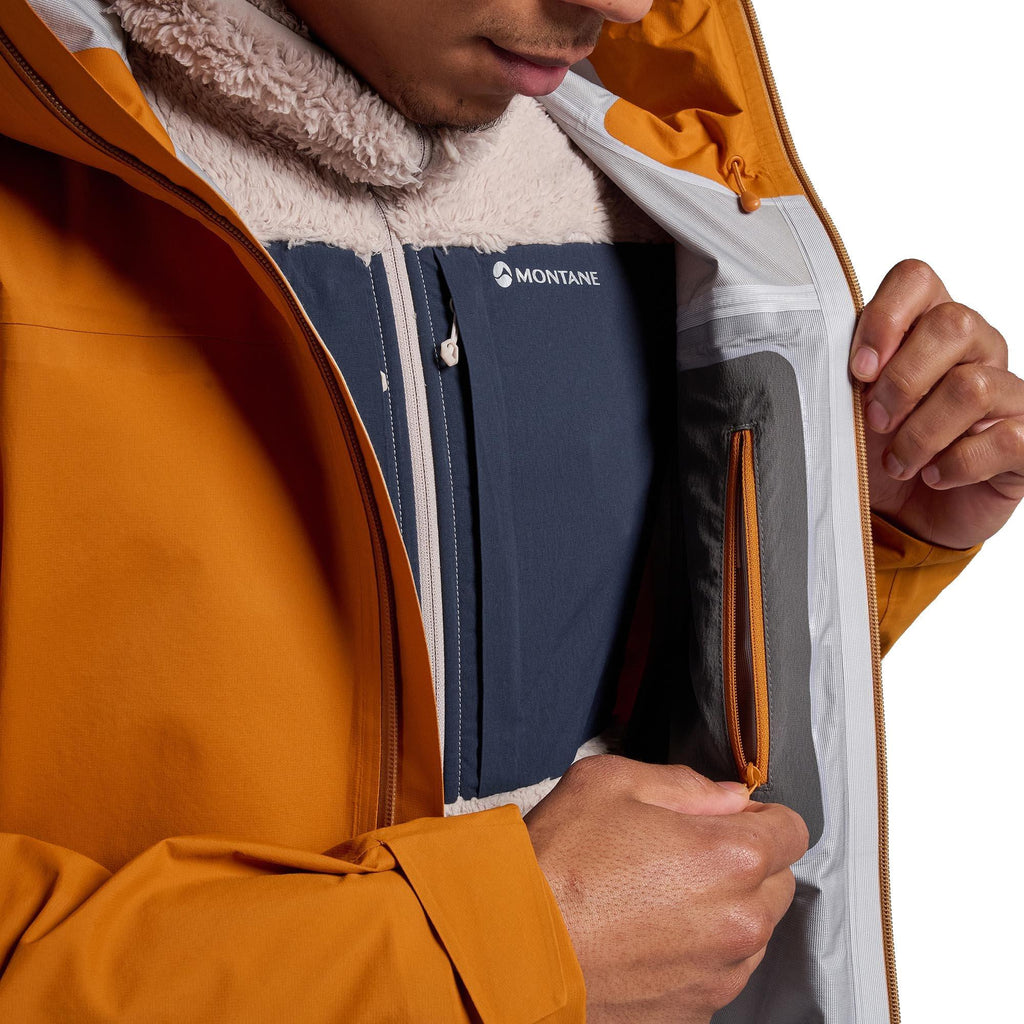 Men's Cetus Waterproof Jacket - Orange