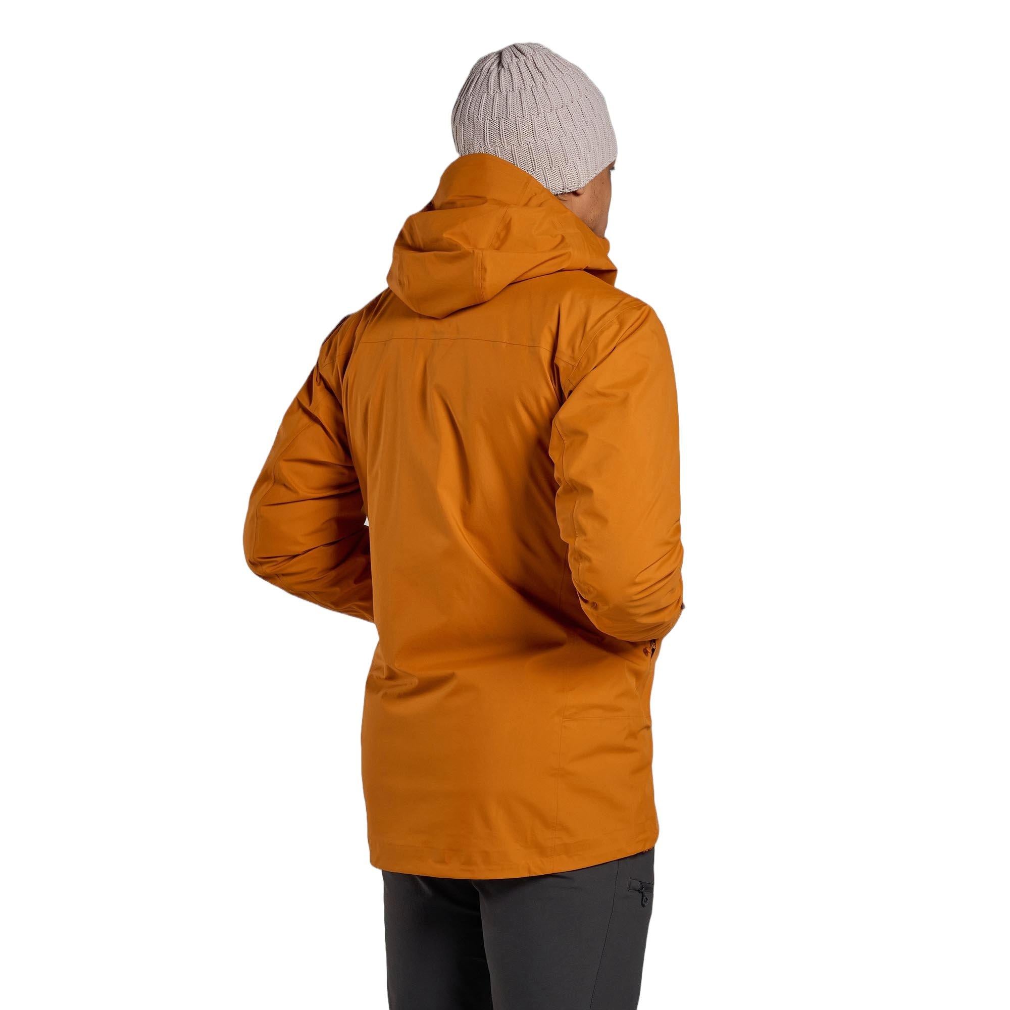 Men's Cetus Waterproof Jacket - Orange