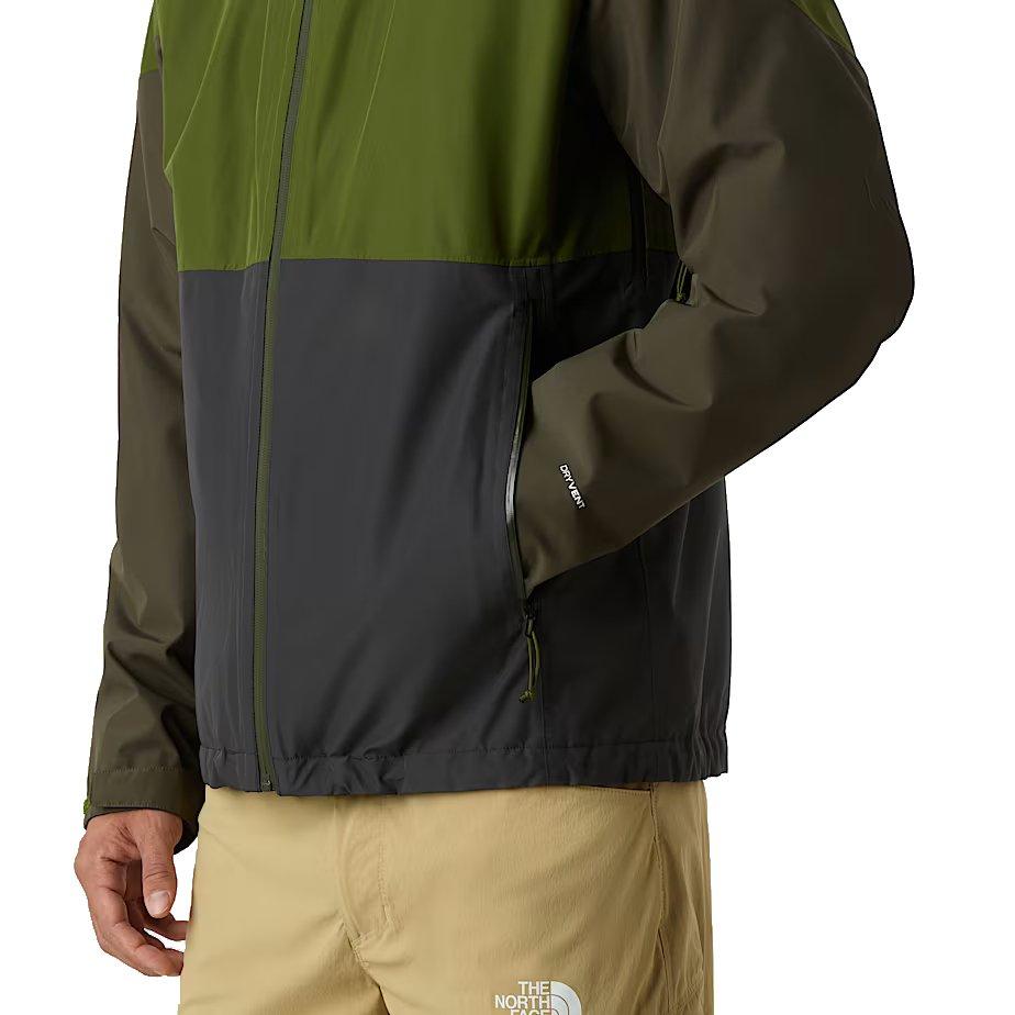 Men's Lightning Zip-In Jacket - Green / Grey