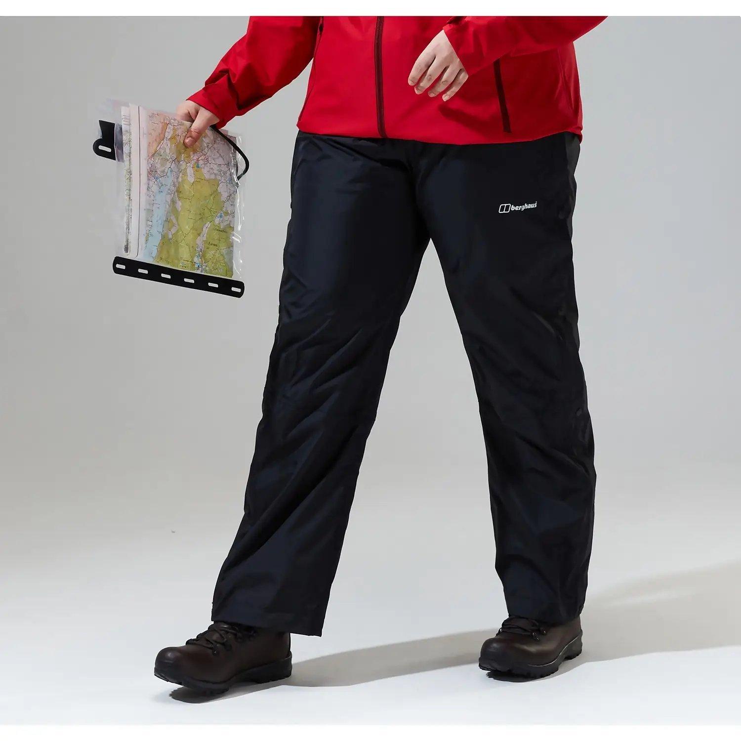Berghaus Pacsmart 2.5l Pant - Pantaloni Impermeabili Donna In Pertex Shield Pro, Traspiranti, Con Cerniere Laterali