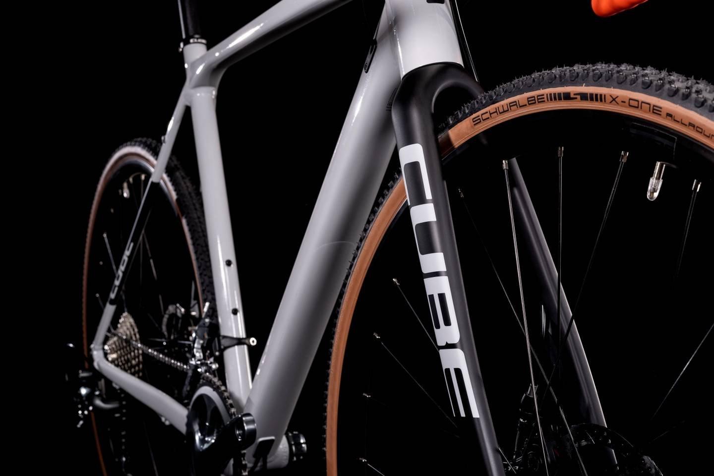 Cross Race Cyclocross Bike - 2022 - Grey/Orange