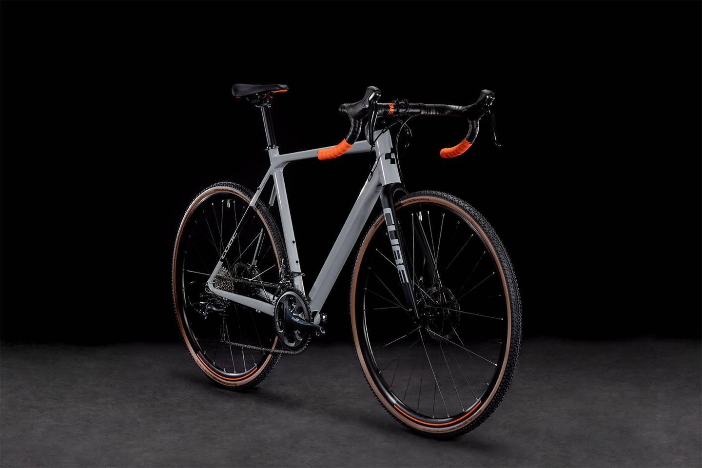 Cross Race Cyclocross Bike - 2022 - Grey/Orange