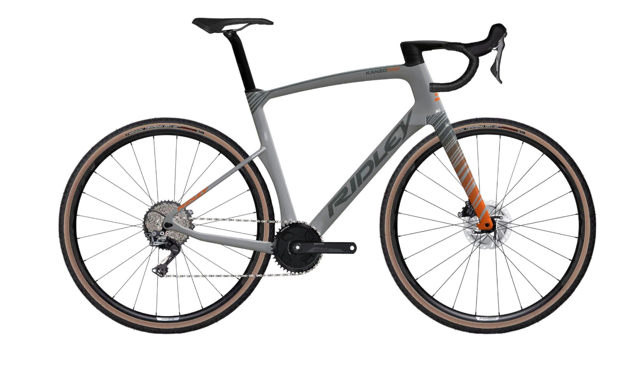 Kanzo Fast GRX800 1x12 Gravel Bike - Grey