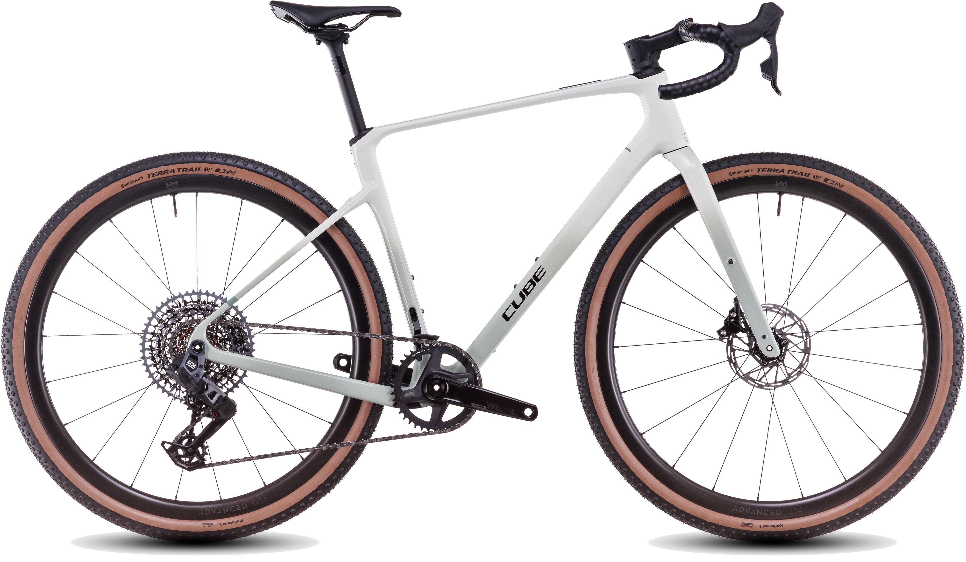 Nuroad C:62 EX Gravel Bike - White / Green