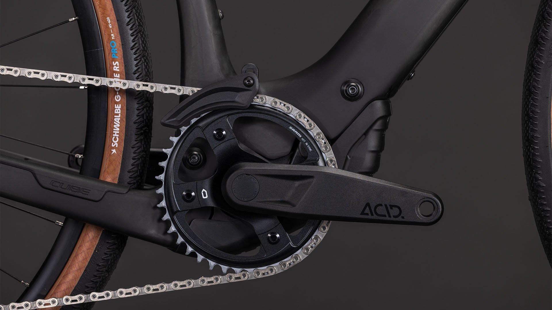 Nuroad Hybrid C:62 EXC 400X Gravel E-Bike - Black
