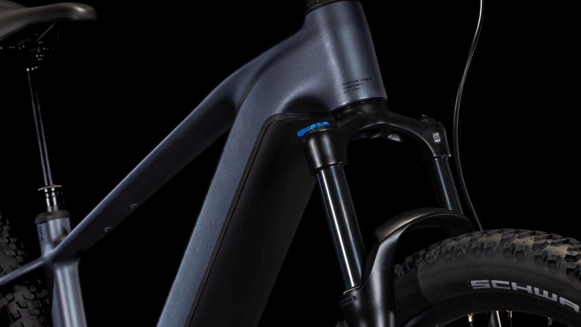 Reaction Hybrid Pro 600 Mountain E-Bike - Grey / Black