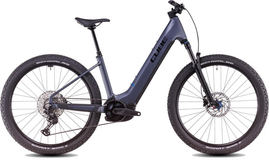 Reaction Hybrid Pro 600 Easy Entry Mountain E-Bike - Grey / Black