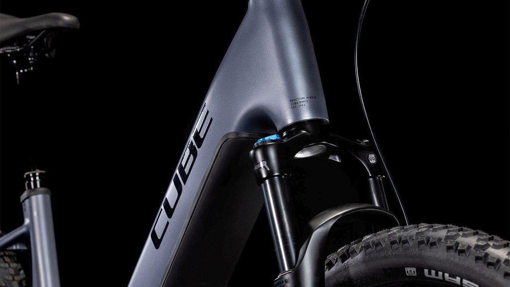 Reaction Hybrid Pro 600 Easy Entry Mountain E-Bike - Grey / Black