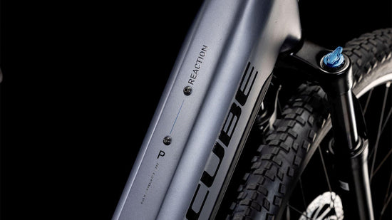 Reaction Hybrid Pro 600 Easy Entry Mountain E-Bike - Grey / Black