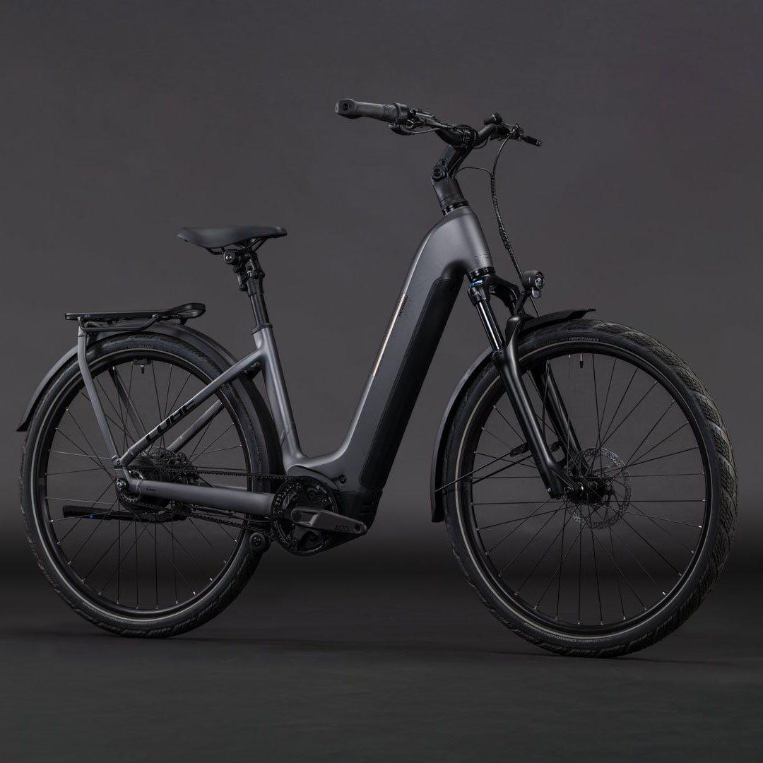Kathmandu Hybrid Comfort Pro 800 (Easy Entry) E-Bike - Grey
